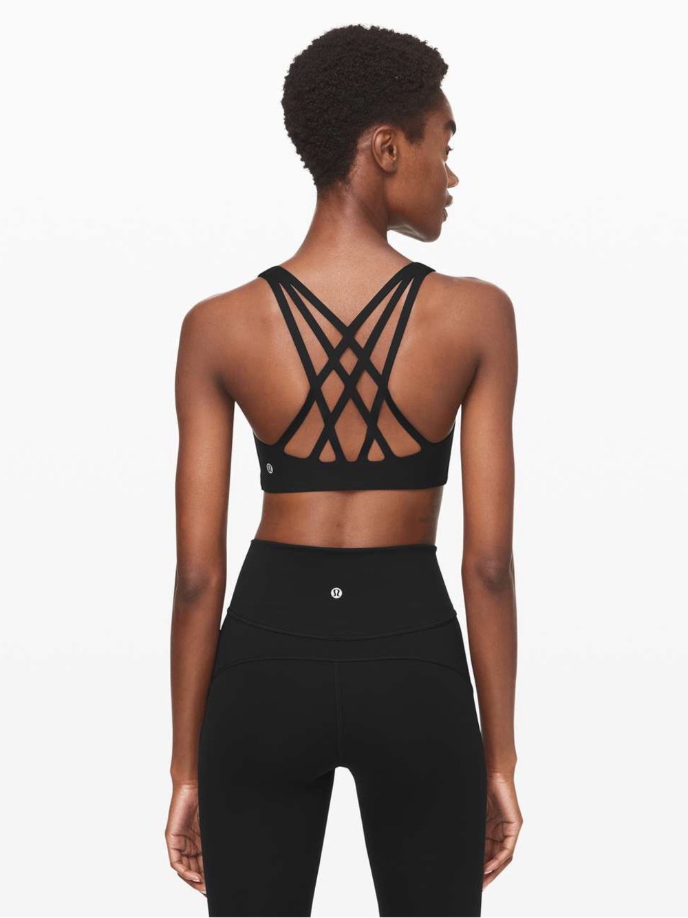 Lululemon Bring the Energy Bra
Black size 6 B / C cup laser cut out strappy